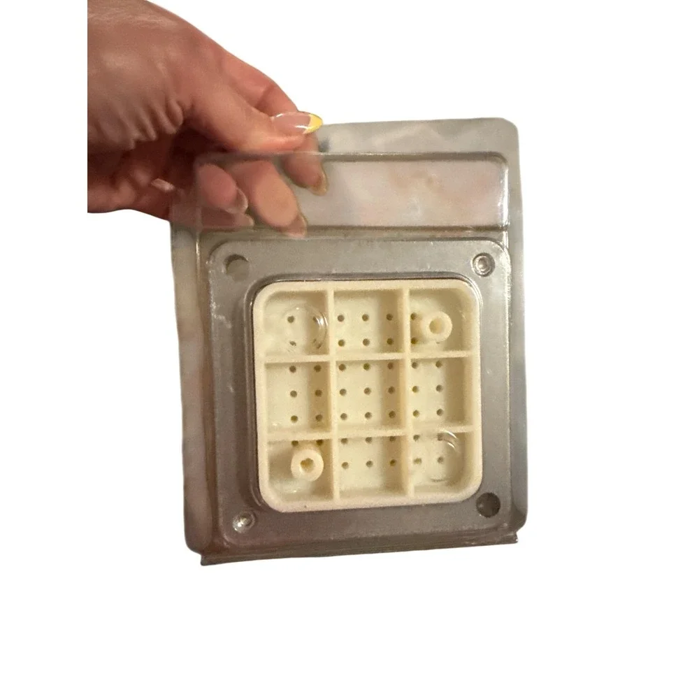 Vevor Dicing Blade Pusher Block Kitchen OS Silver Commercial Grade Metal